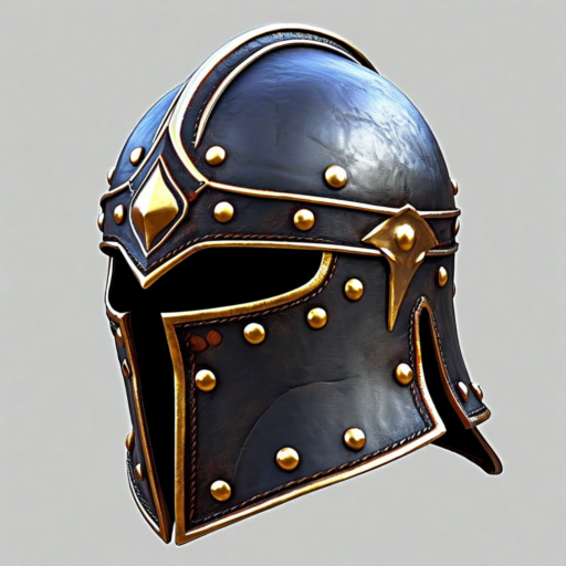 Lederhelm des Gefallenen Königreichs