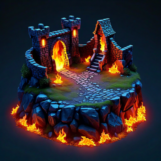 Ruines de la Colline Bois-Crépuscule