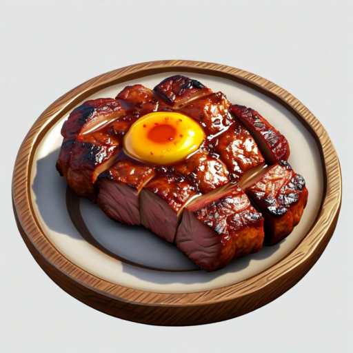 Gebratenes Mariniertes Fleisch